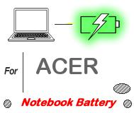 UK Replacement ACER laptop battery , ACER notebook computer batteries