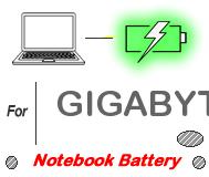UK Replacement GIGABYTE laptop battery , GIGABYTE notebook computer batteries