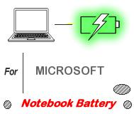 UK Replacement MICROSOFT laptop battery , MICROSOFT notebook computer batteries