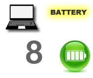8 series laptop battery, notebook computer batteries