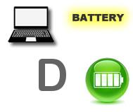 D series laptop battery, notebook computer batteries