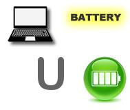 U series laptop battery, notebook computer batteries